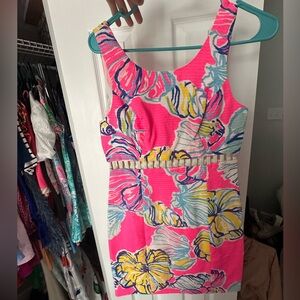 Lilly Pulitzer Pink Floral Dress